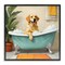 Stupell Industries Bubble Bath Labrador Dog Framed Giclee, design by Kim Allen